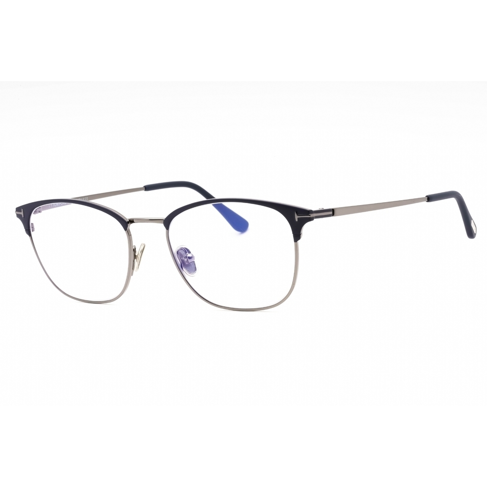 NWT Tom Ford FT5750-B Matte Blue Oval 54mm Eyeglasses